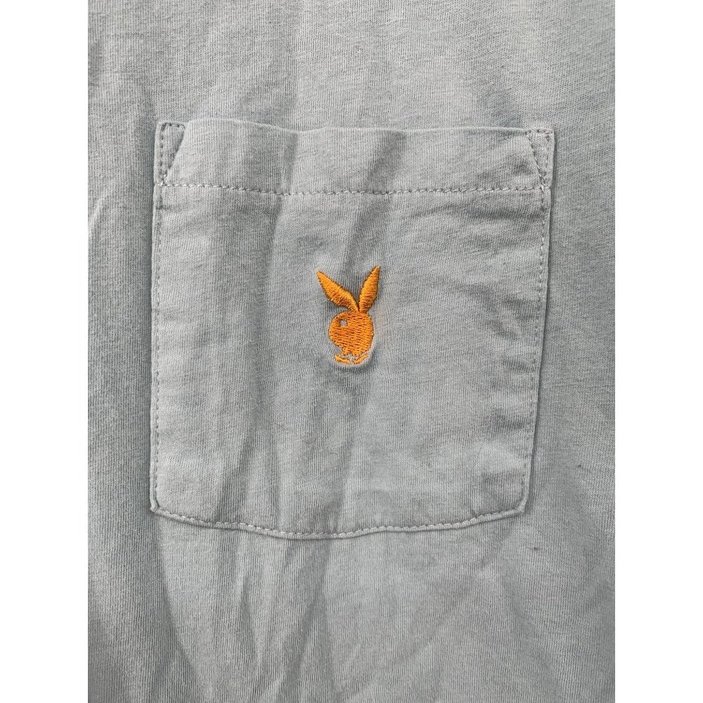 Pac Sun T Shirt Short Sleeve  Large Blue | Orange  Solid Blue Cotton